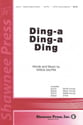 Ding-a Ding-a Ding SATB choral sheet music cover